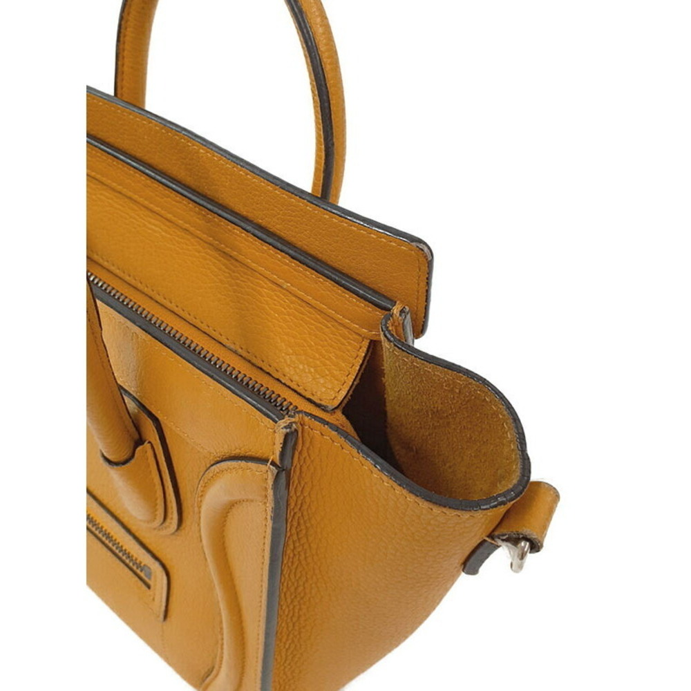 Celine Shopper Leather Shoulder Bag - Picture 9 of 9